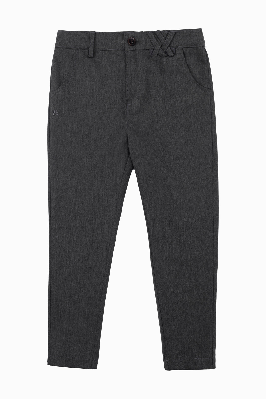E406 Elliot Slim Stretch Pants - Grey