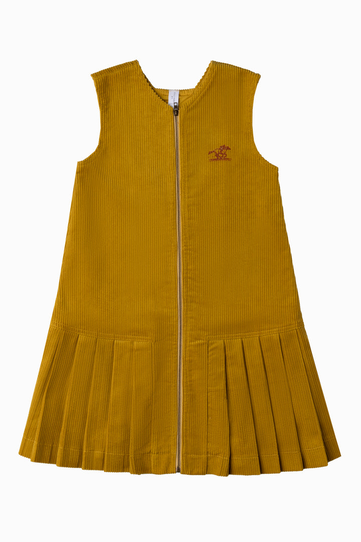 E424 Delilah Dress - Mustard