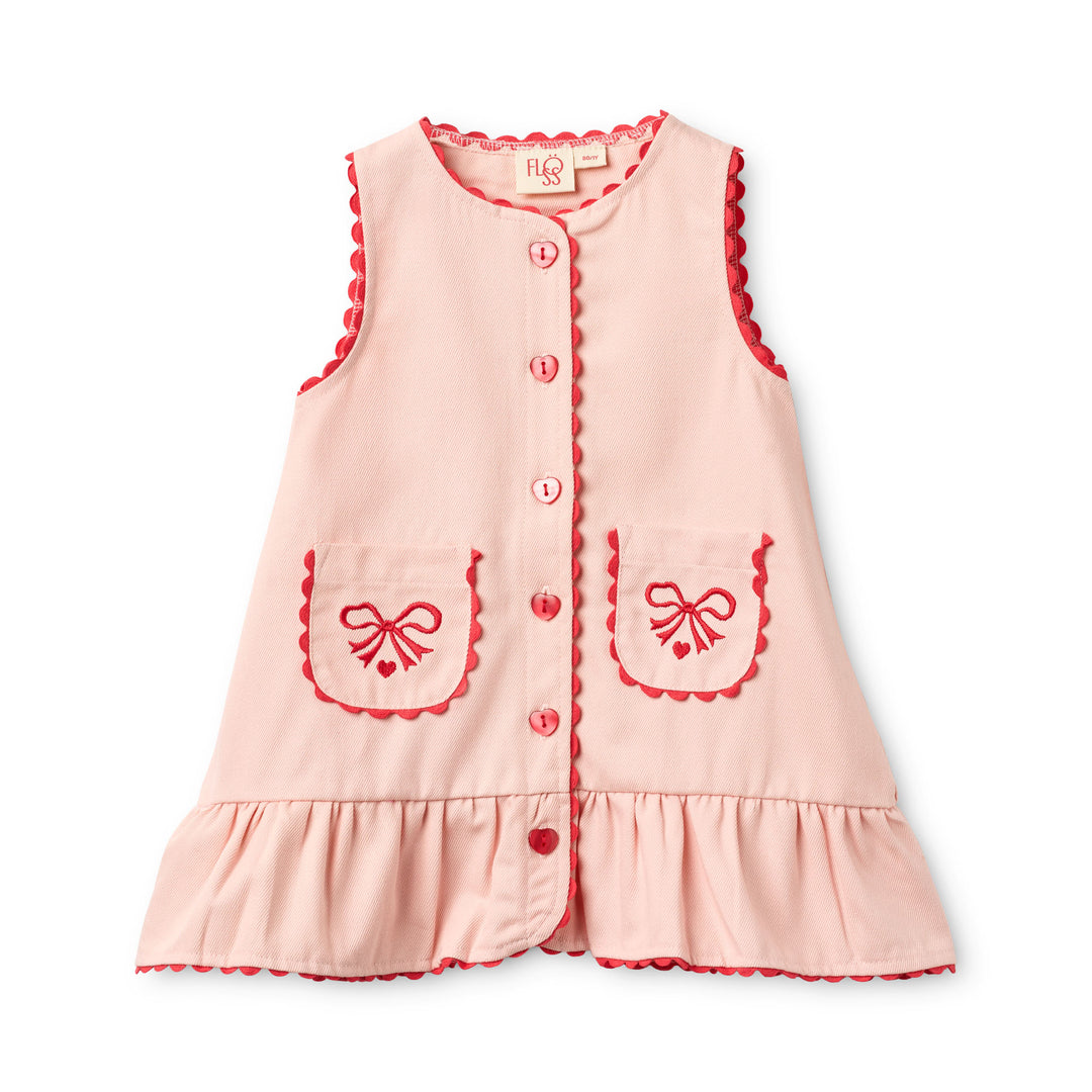 F10868 Elina Dress - Soft Rose