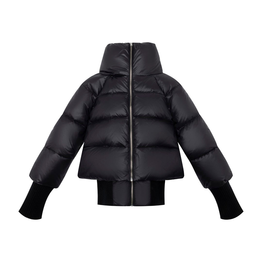 F25-5065B-DARCY DOUBLE LAYER BOMBER-Black
