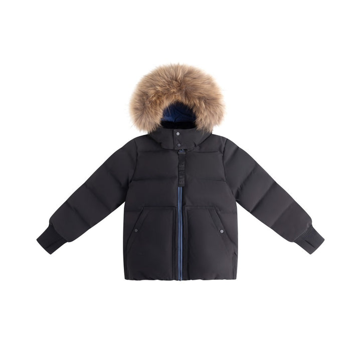 FW26-6001 ANDRES DOWN JACKET - Black/Blue zipper & lining