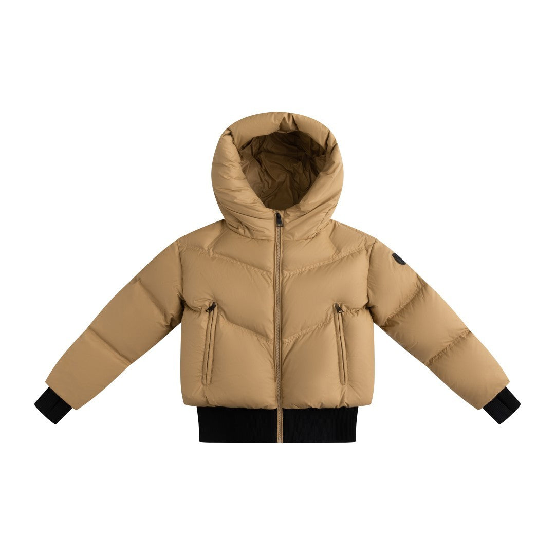 FW26-6009 EMMA DOWN BOMBER - Cappuccino