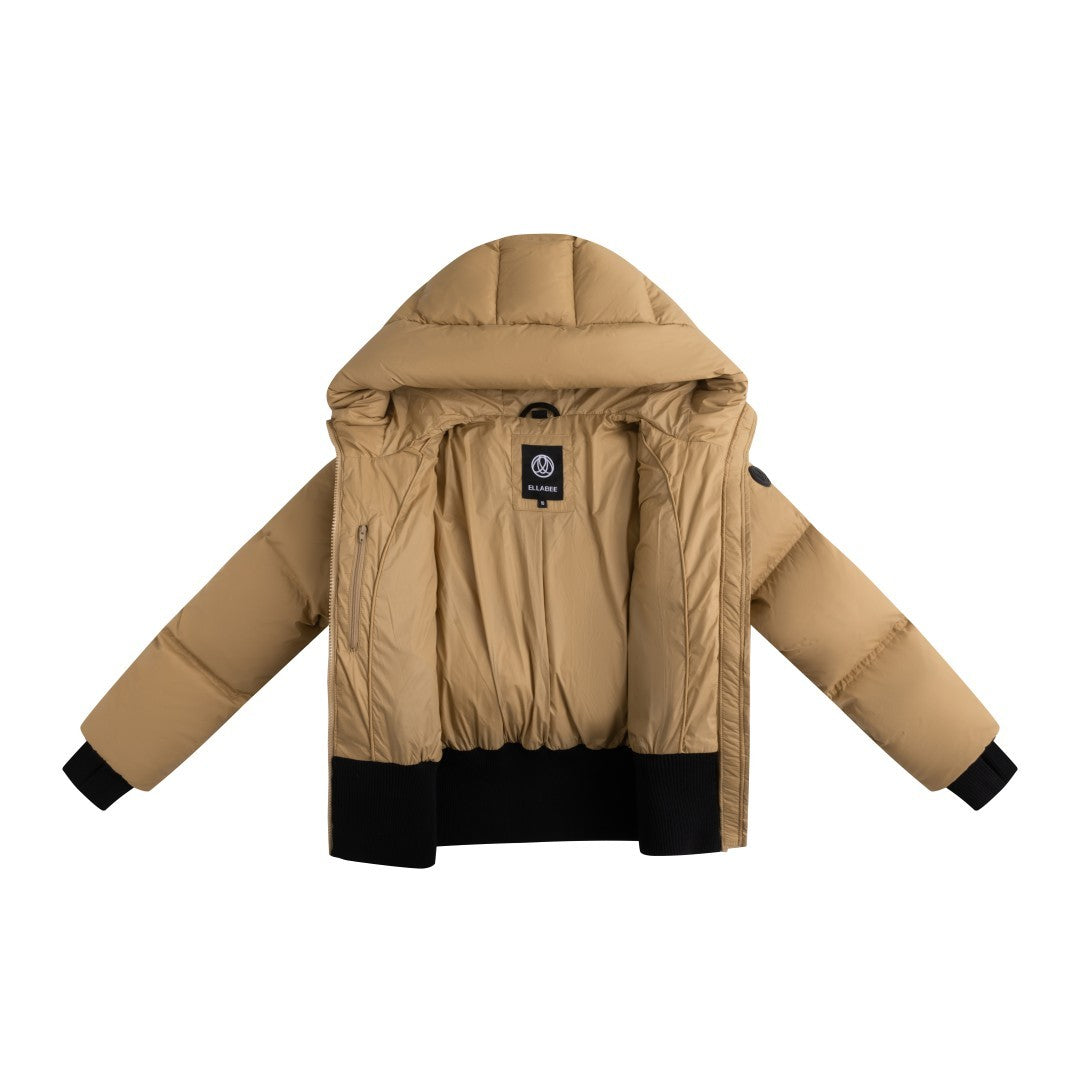 FW26-6009 EMMA DOWN BOMBER - Cappuccino