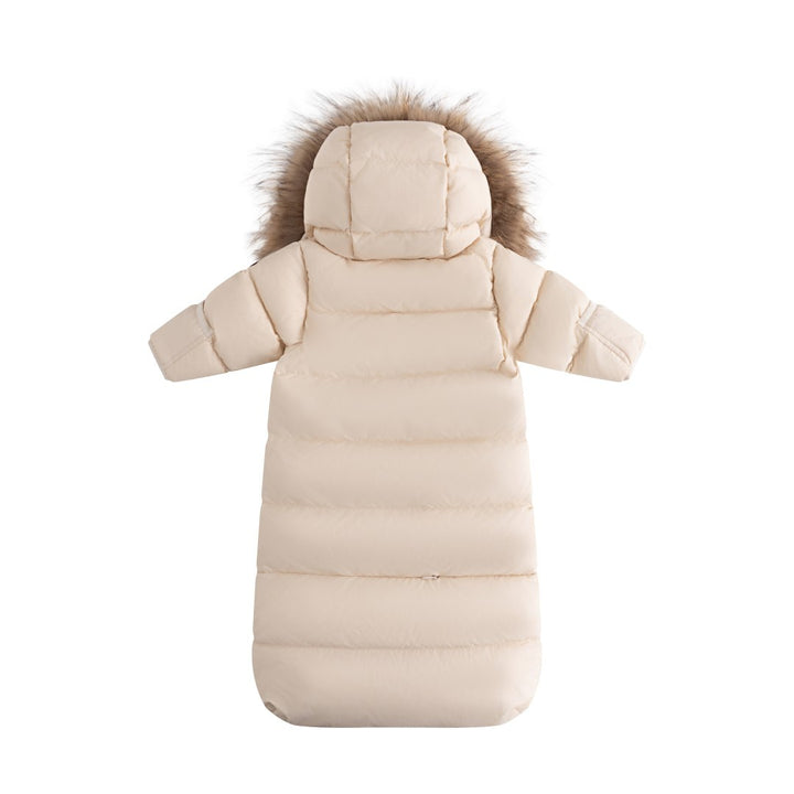 FW26-6016 DOWN FUR SNOWSUIT - Beige