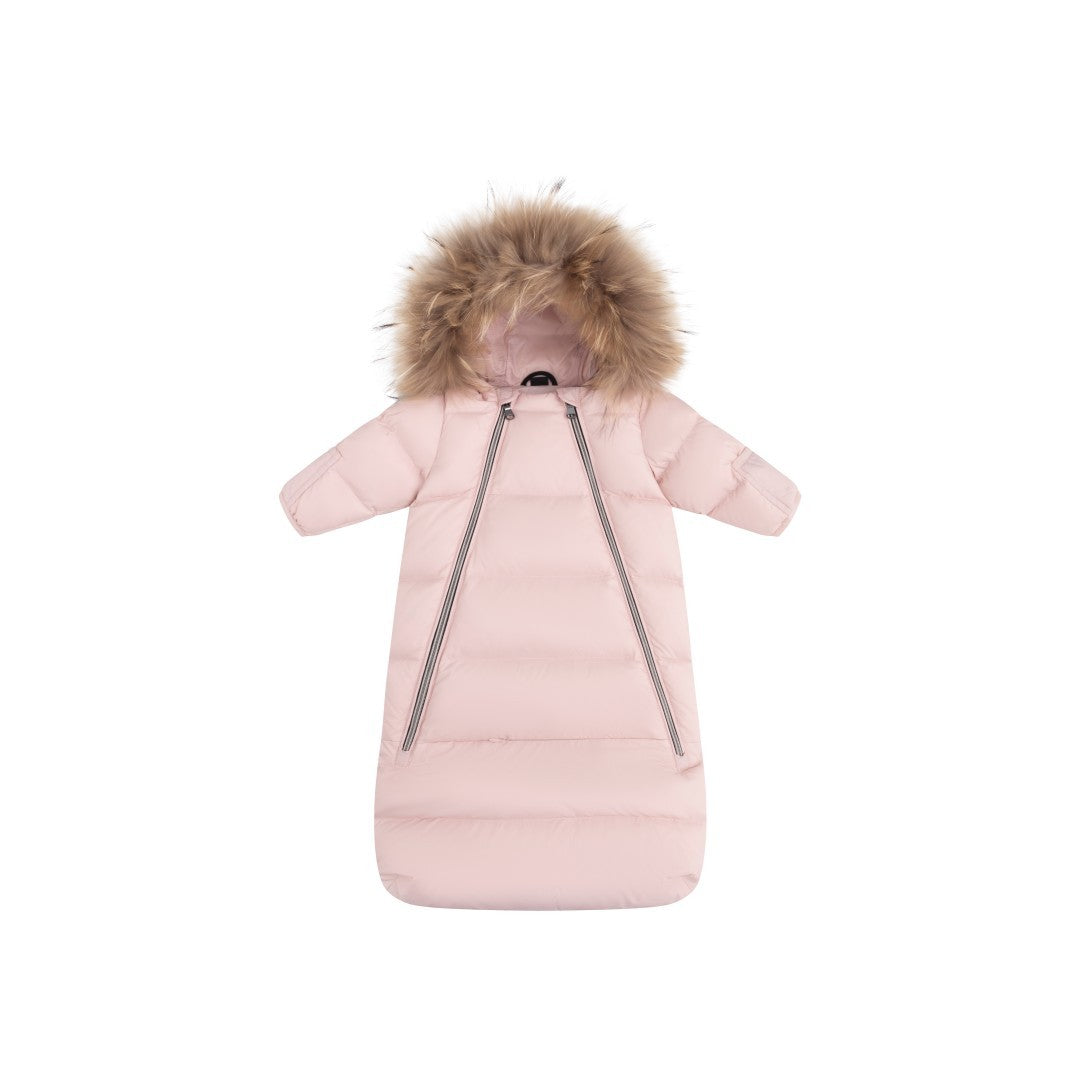 FW26-6016 DOWN FUR SNOWSUIT - Pink