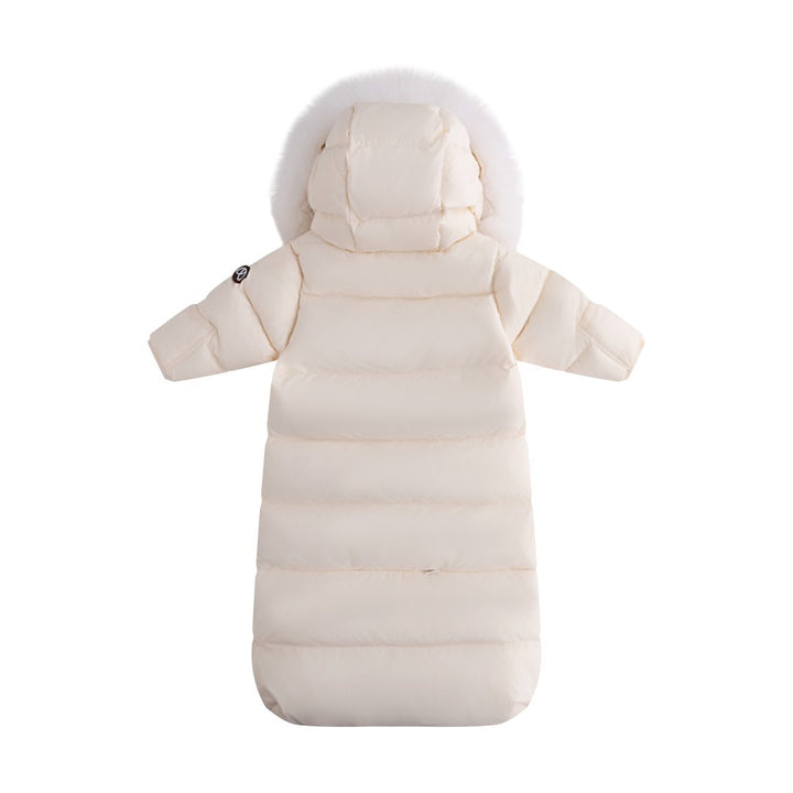 FW26-6016 DOWN FUR SNOWSUIT - Off White