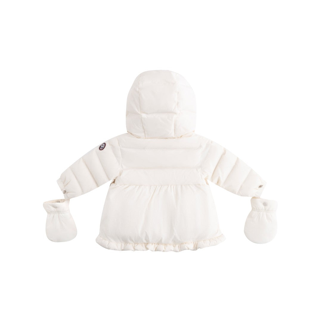 FW26-6035 FLORE ENFANT FUR DOWN JACKET - Off White