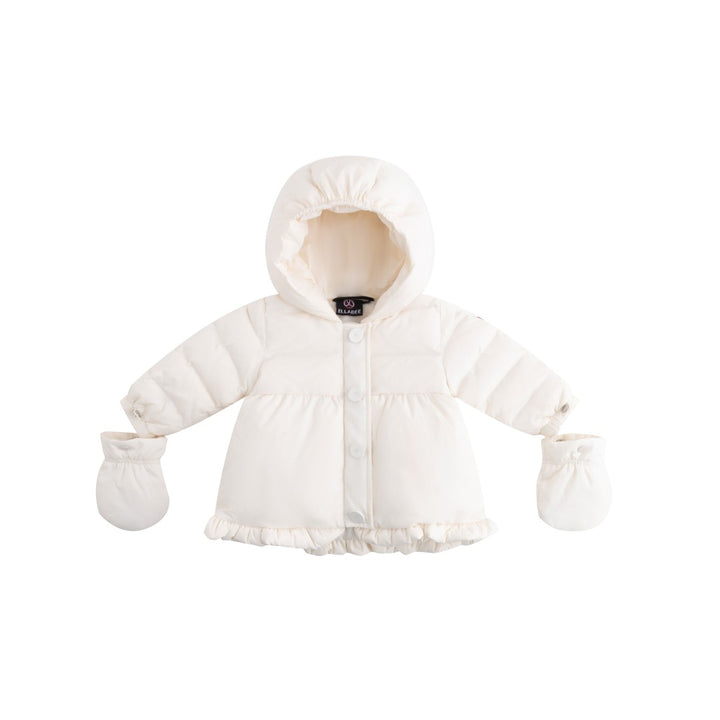 FW26-6035 FLORE ENFANT FUR DOWN JACKET - Off White