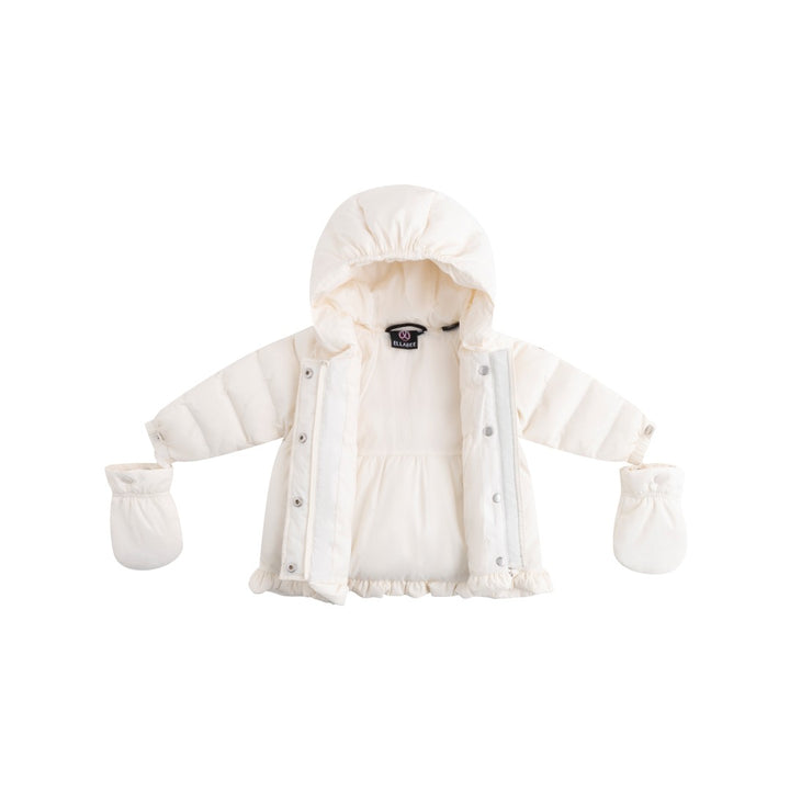 FW26-6035 FLORE ENFANT FUR DOWN JACKET - Off White