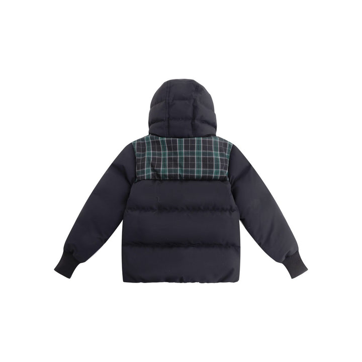 FW26-6064 OLIVIER DOWN JACKET - Navy/Corduroy Olive Lining
