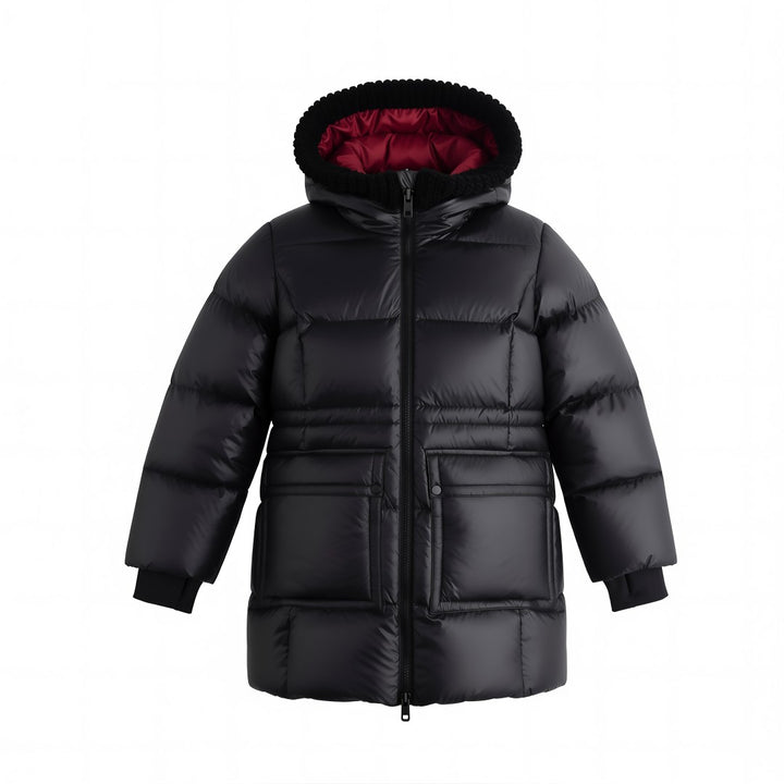 FW26-6069 CHLOE LONG DOWN JACKET - Black