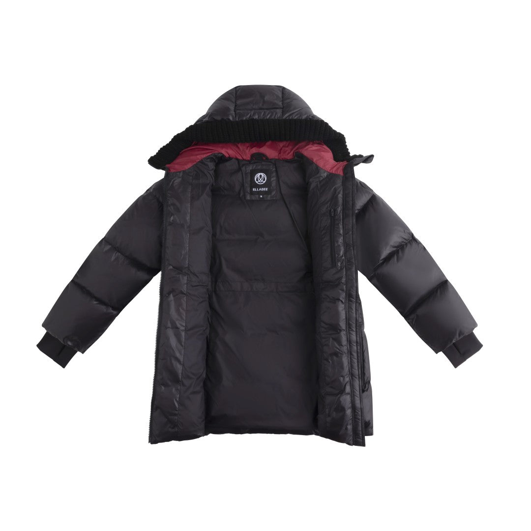 FW26-6069 CHLOE LONG DOWN JACKET - Black