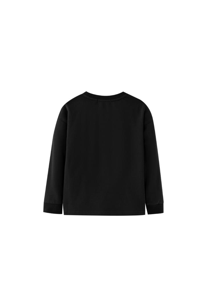 PASTEL PARIS SWEATSHIRT-BLACK
