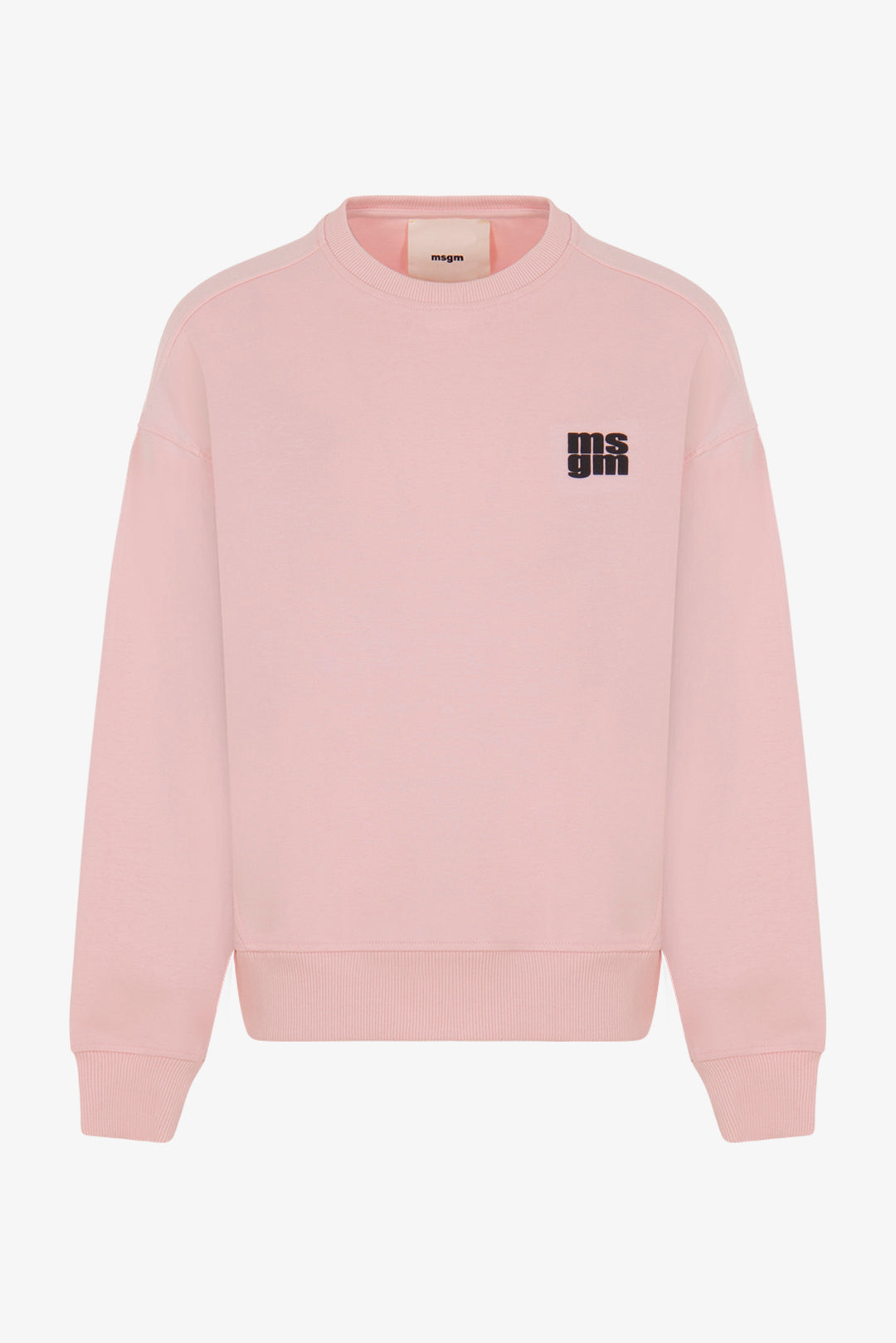 INTERLOCK SWEATSHIRT UNISEX-CHALK PINK