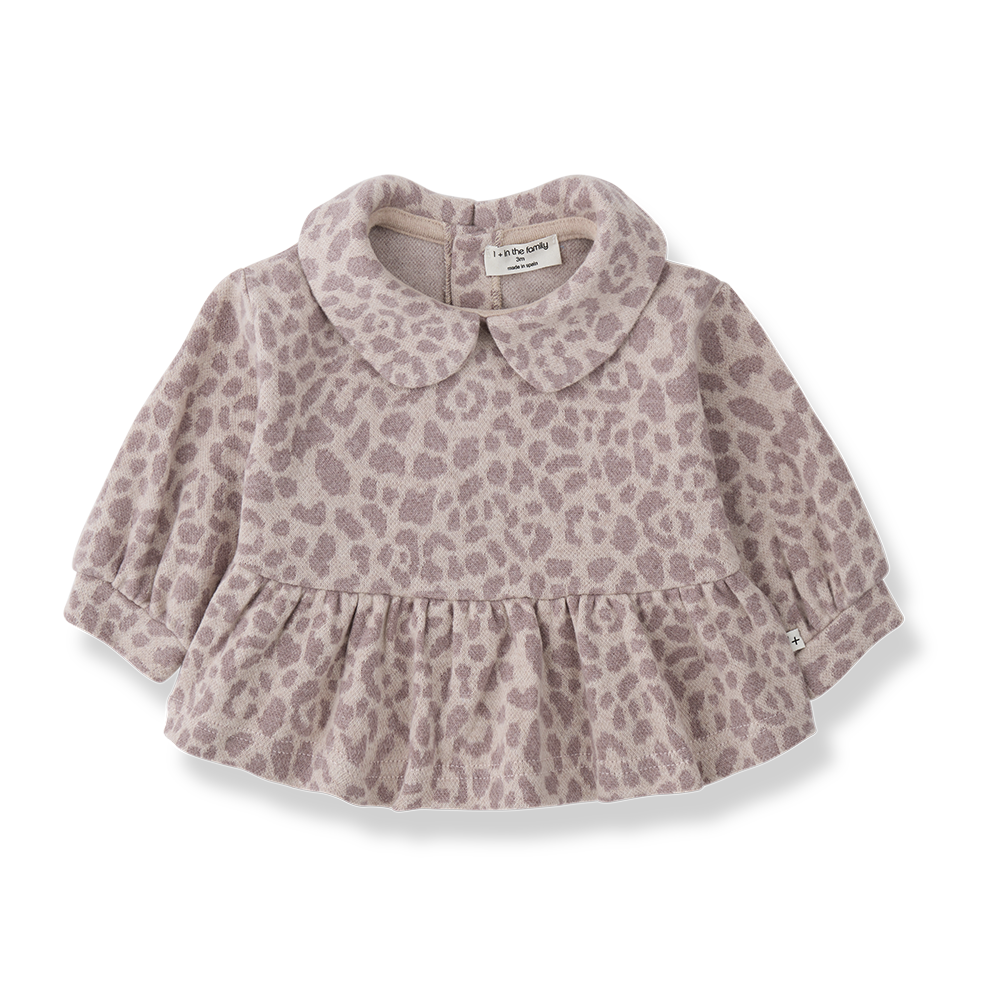 FERRARA COLLAR BLOUSE - NUDE