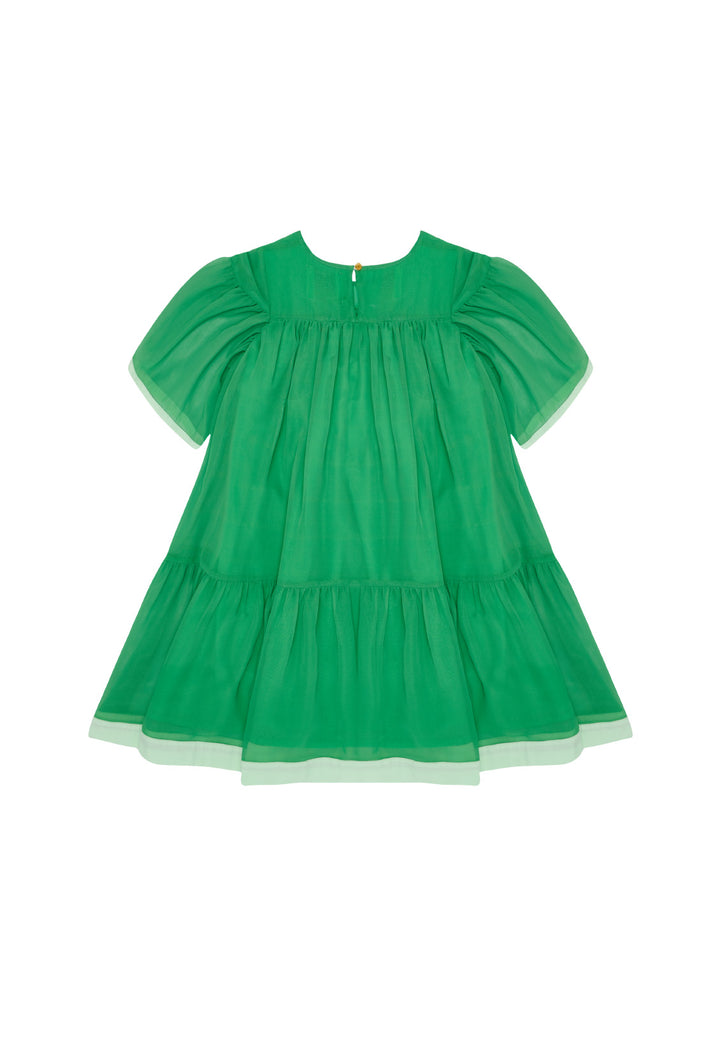 FLOAT YOUR BOAT DRESS-CRICKET GREEN