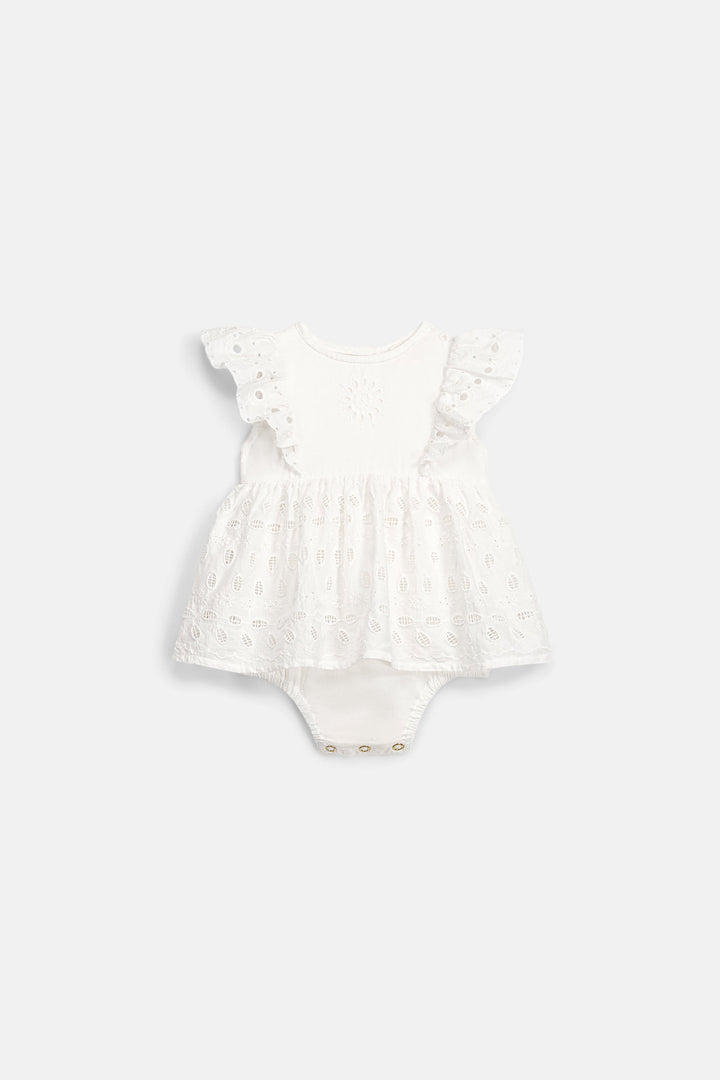 ROMPERS LENALI OFF WHITE SCHIFFLI
