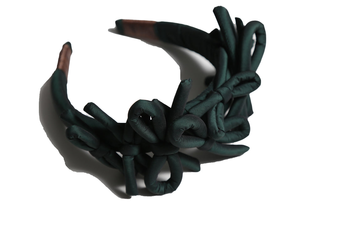 AC592S-KNOTTED VINE HEADBAND-SAPPHIRE