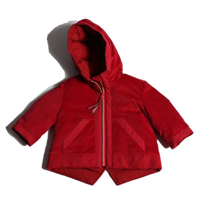 CT29S-BABY PHIRAN COAT-RUBY