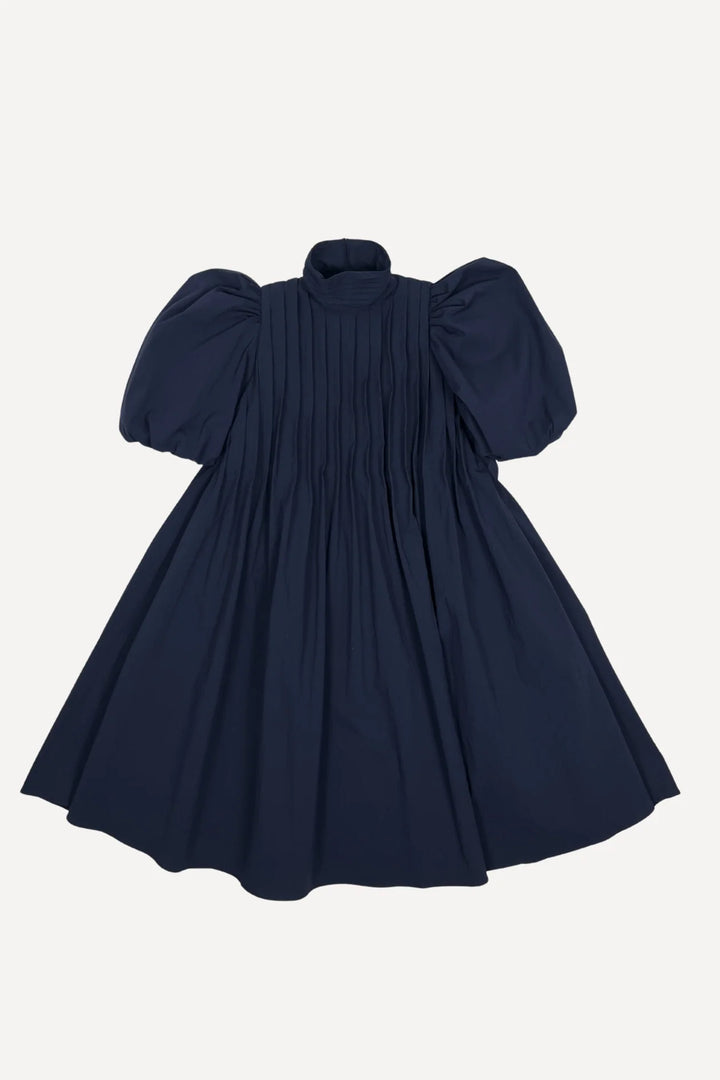 FW26-GW78V HARRIET PIN TUCK GOWN (CUSTOM) - DENIM