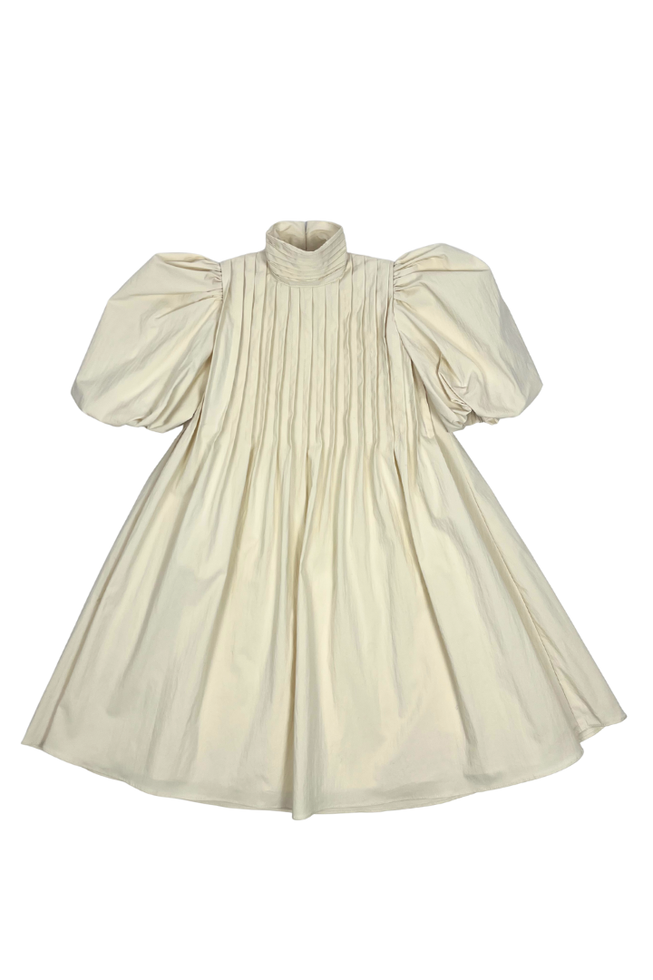 FW26-GW78V HARRIET PIN TUCK GOWN (CUSTOM) - IVORY