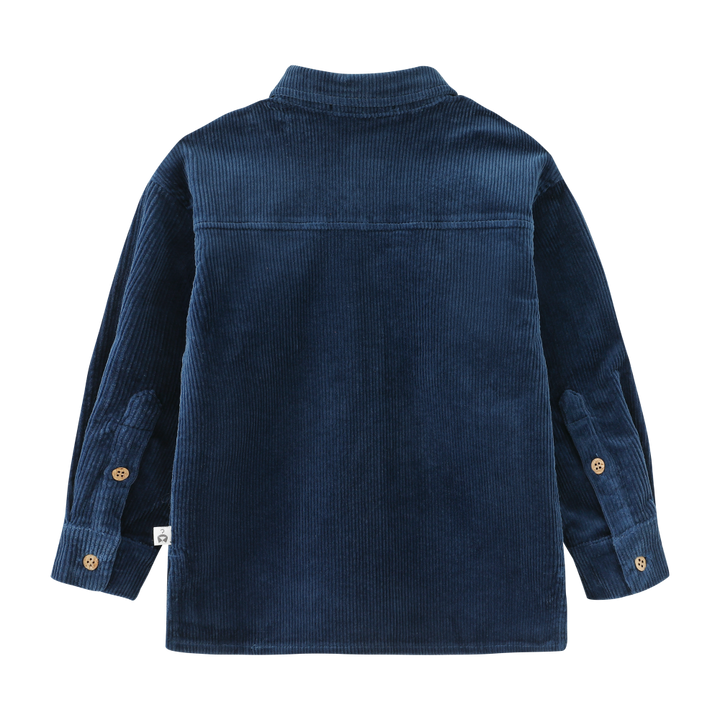 CORDUROY SHIRT-ROYAL BLUE
