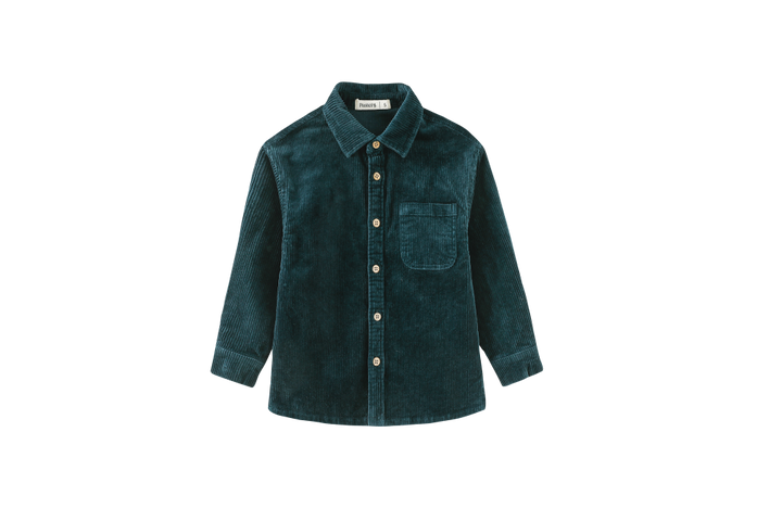CORDUROY SHIRT-TEAL