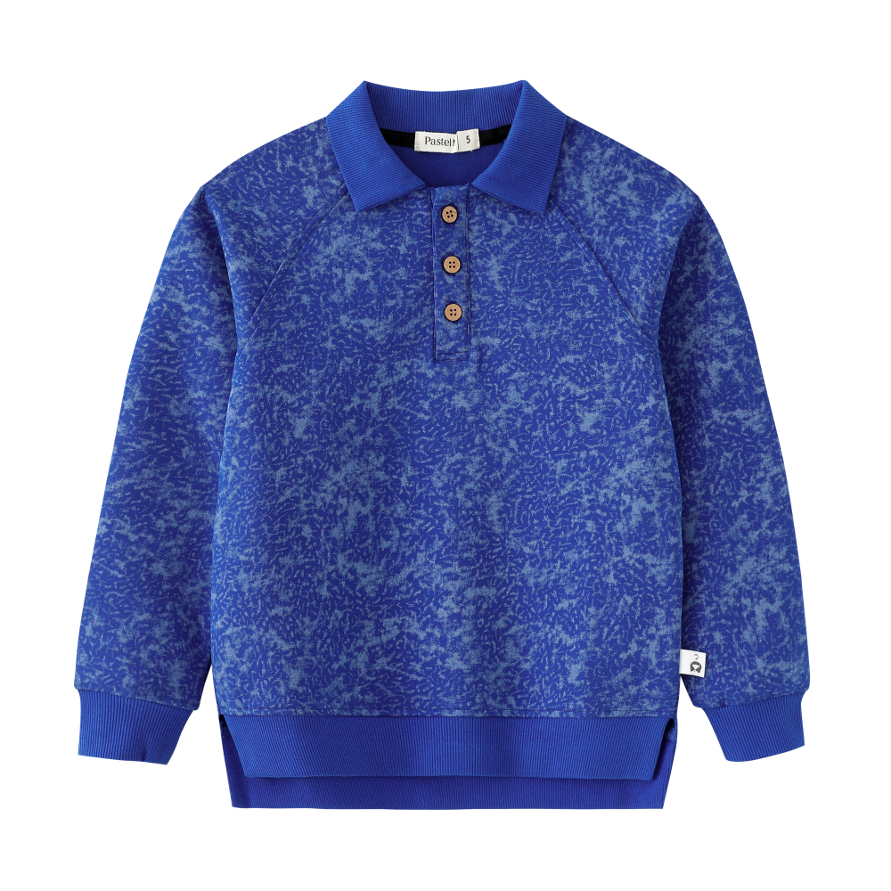 WASHED BOYS POLO-ROYAL BLUE