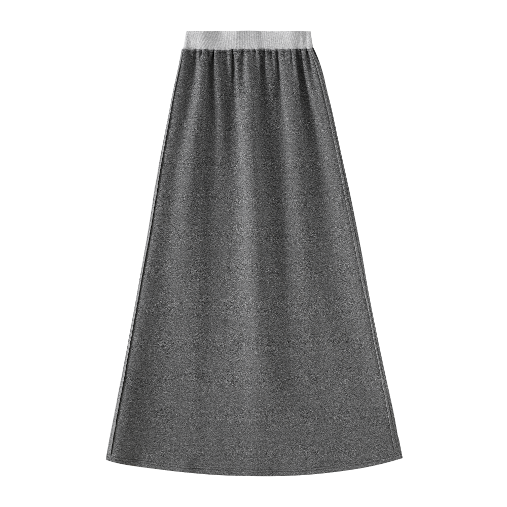 TEEN MAXI SKIRT-GREY