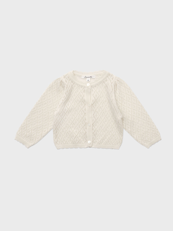 Lupine Knit Cardigan Ivory