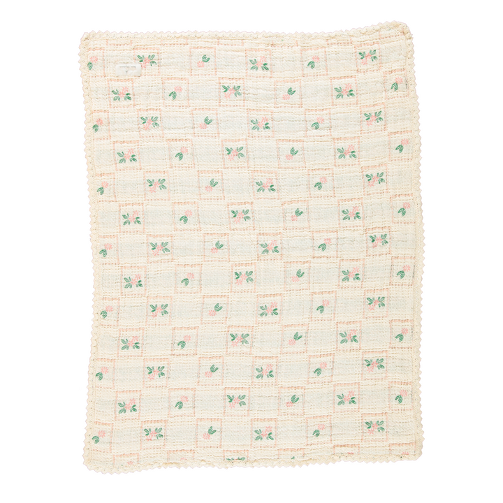 Floral Waffle Special Blanket - Framed Flowers Patchwork