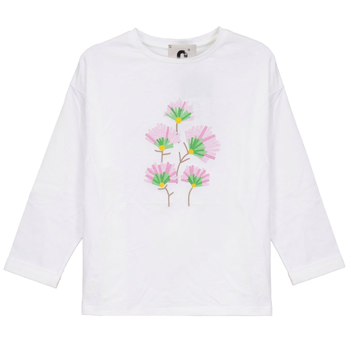 G877 BOXY TEE-WHITE/PINK