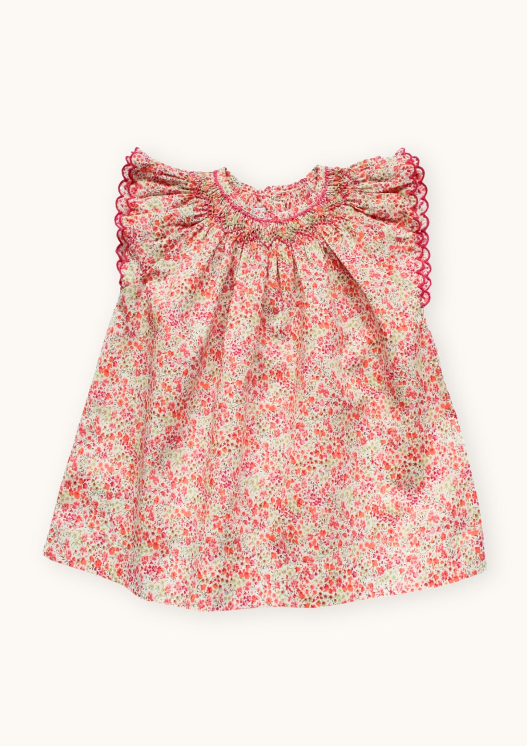 BABY DRESS GABRIELLA-Liberty Phoebe Corail