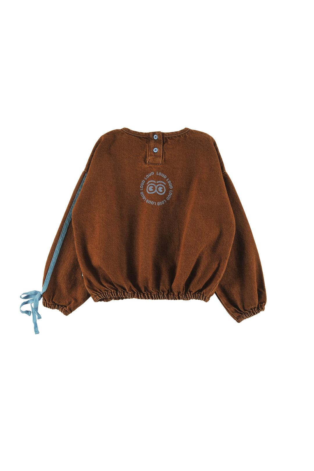 GDT01 TIP BLOUSE - CHOCO