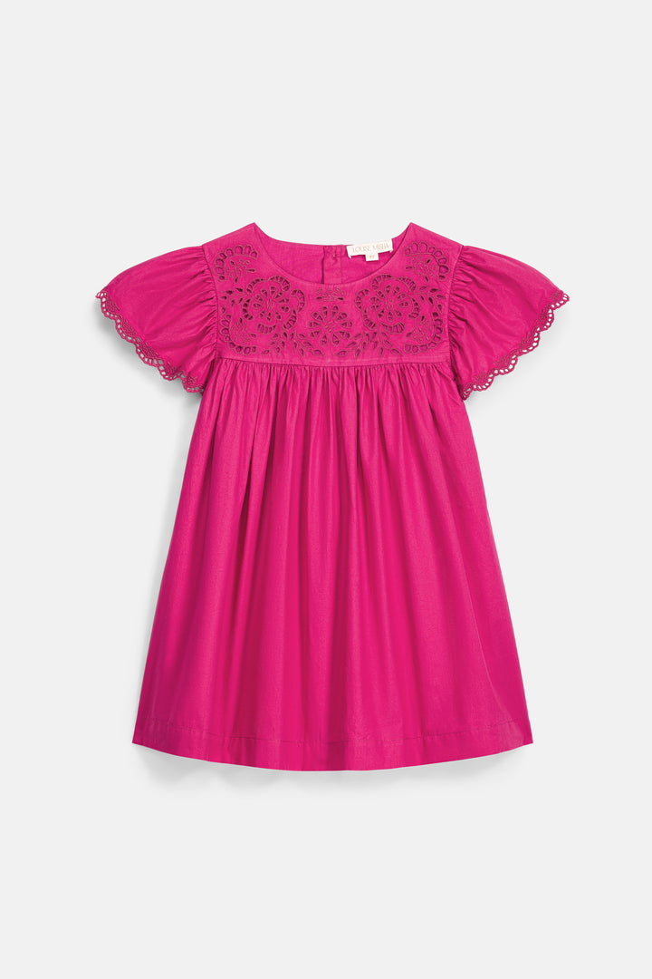 DRESS NOTCHA FUCHSIA