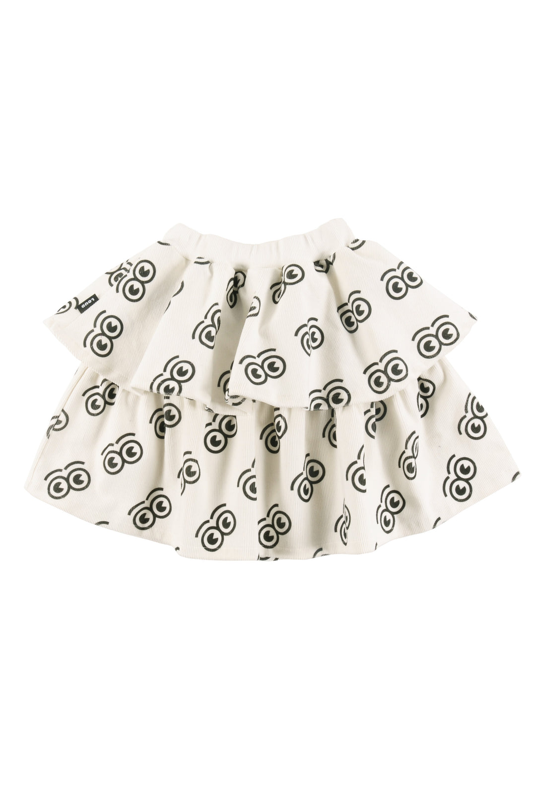 GS03 NURTURE-Skirt panelled-SAND/Anthracite AOP