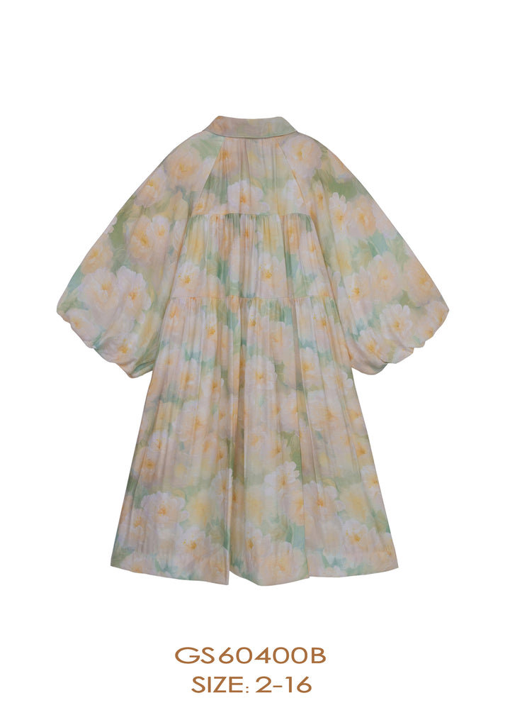 GS60400B-DRESS-Yellow Floral