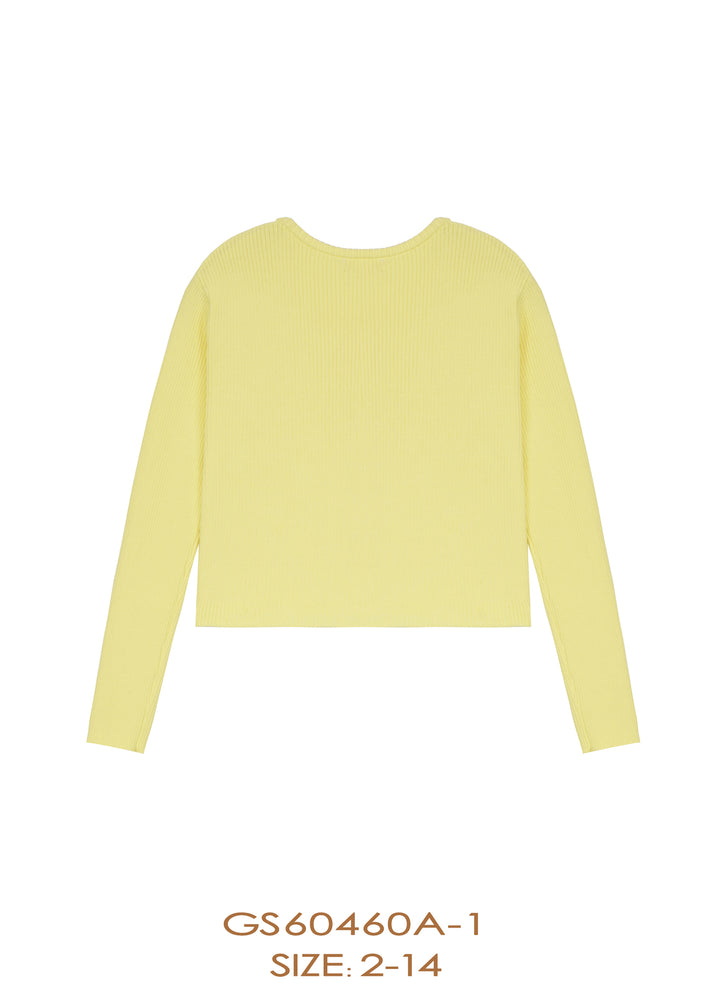 GS60460A CARDIGAN-Yellow
