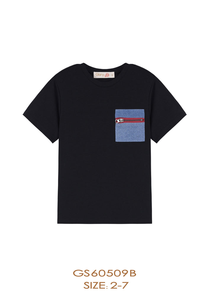 GS60509B SS TEE-Black