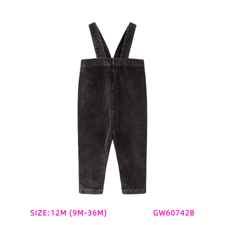 60742B-CHARCOAL CORDUROY BUILT-UP