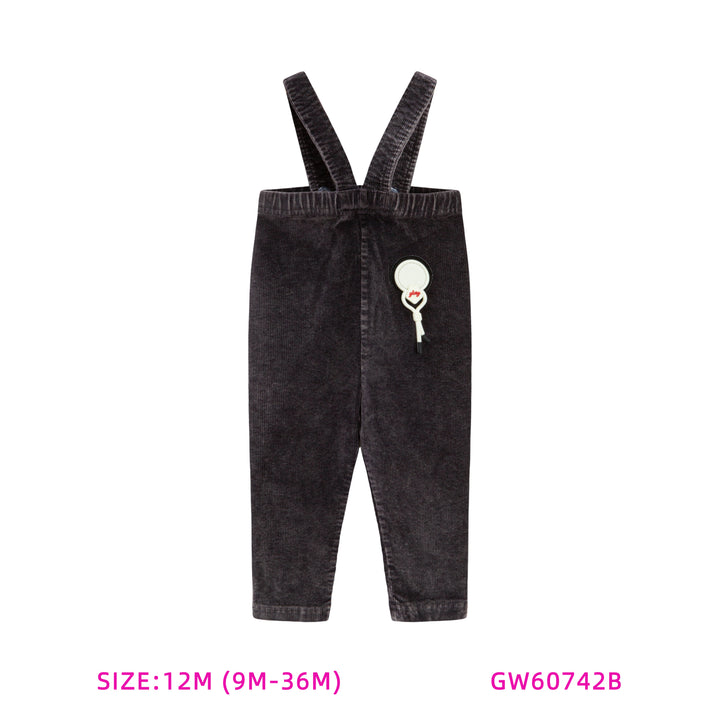 60742B-CHARCOAL CORDUROY BUILT-UP
