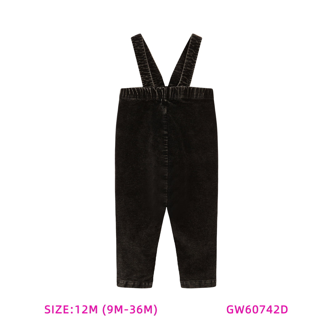 60742D-BLACK CORDUROY BUILT-UP