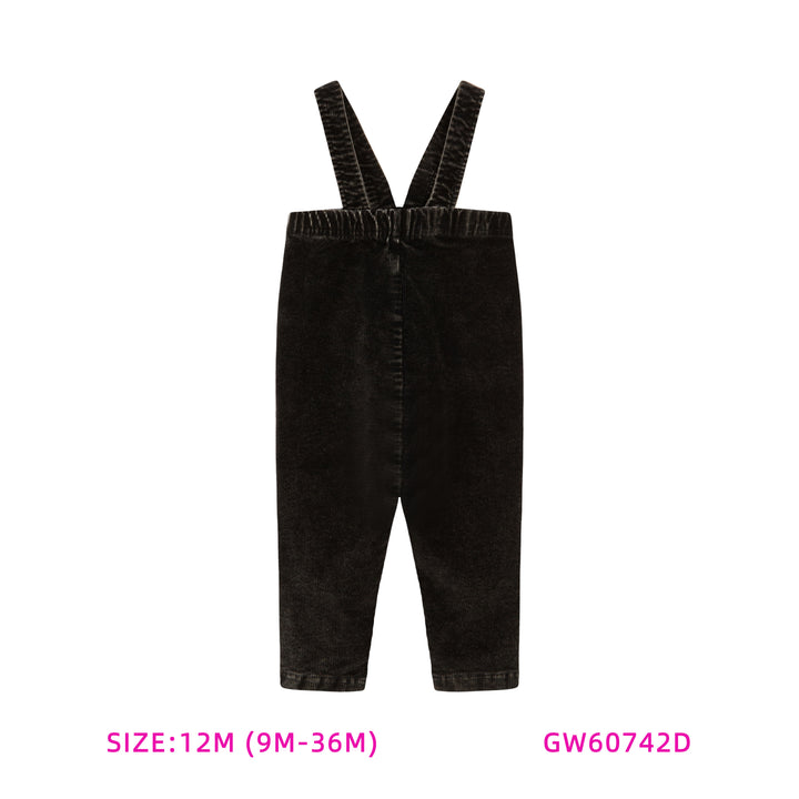 60742D-BLACK CORDUROY BUILT-UP