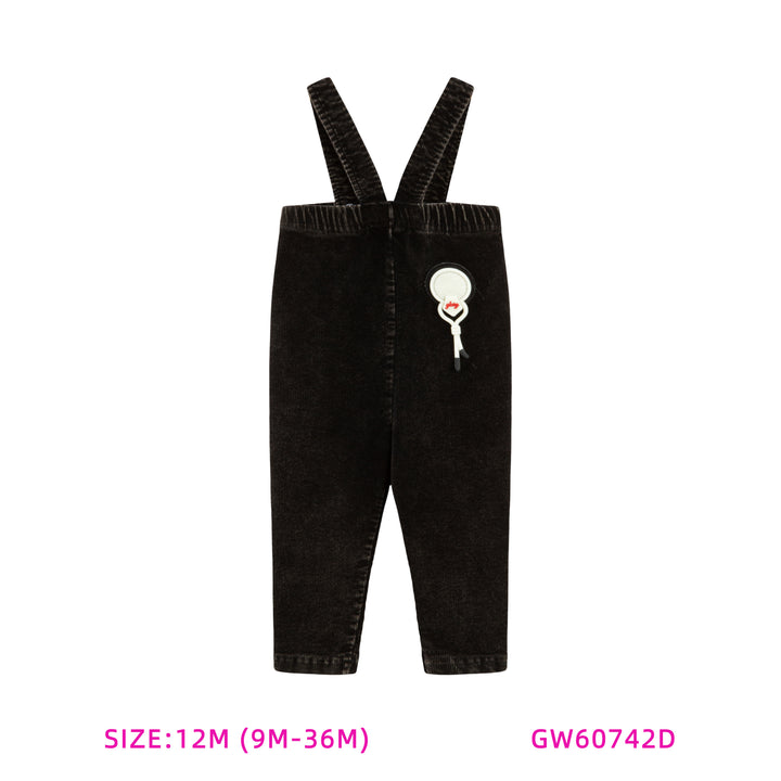 60742D-BLACK CORDUROY BUILT-UP