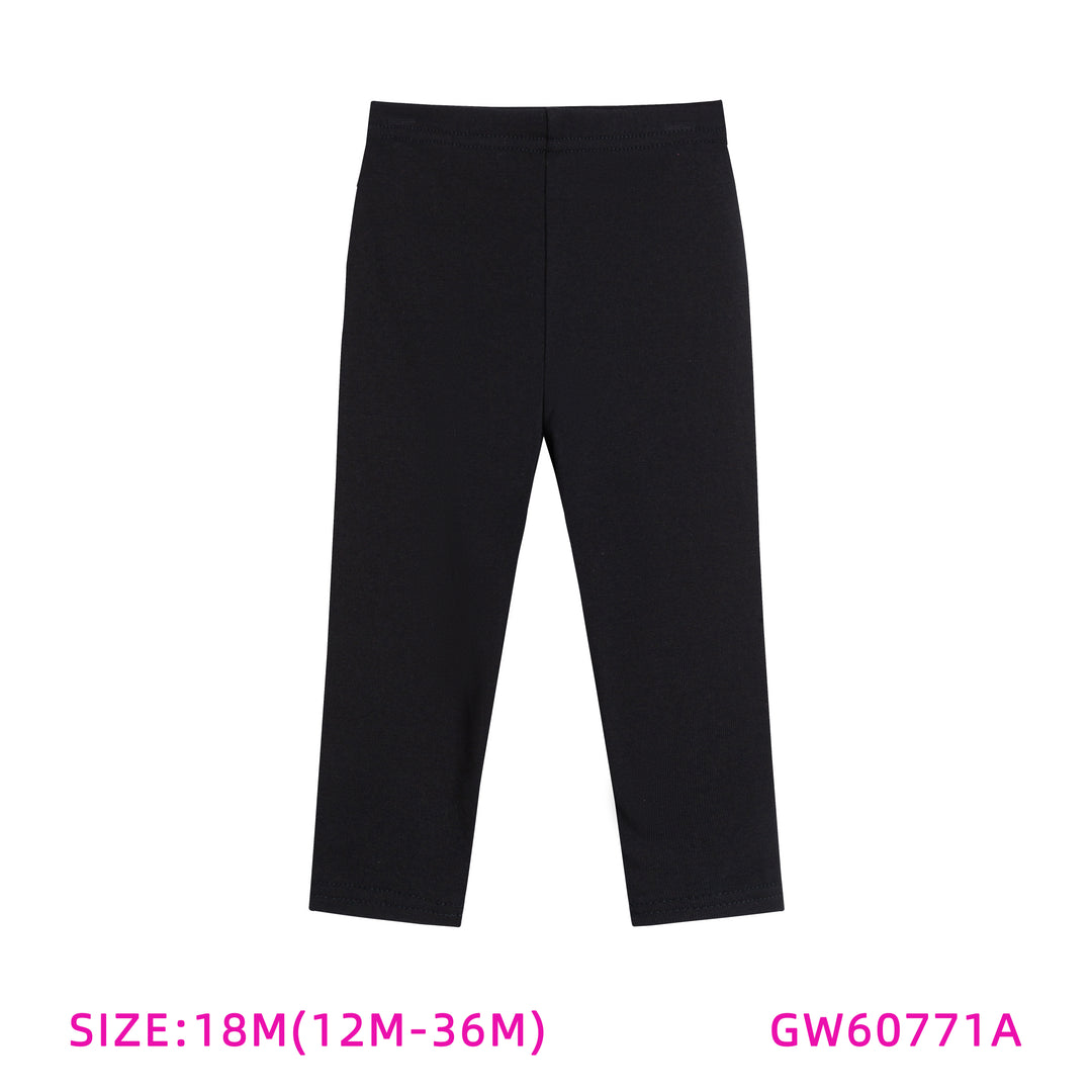 GW60771A-BABY GIRL BLACK VELOUR SHABBOS ROBE SET