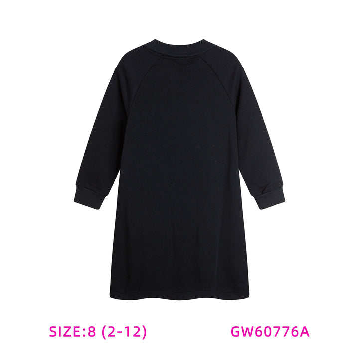 GW60776A-BLACK UMBRELLA DRESS