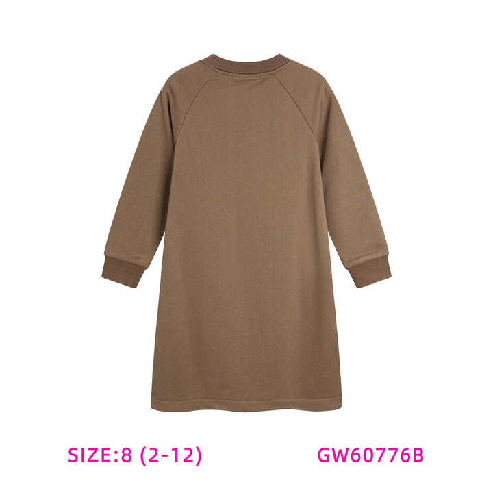 GW60776B-TAN UMBRELLA DRESS