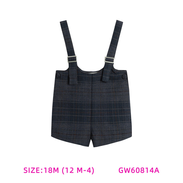GW60814A-BOYS PLAID BUILT-UP