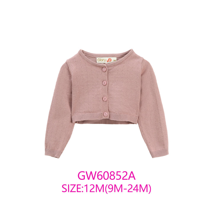 GW60852A-BABY KNIT CARDIGAN