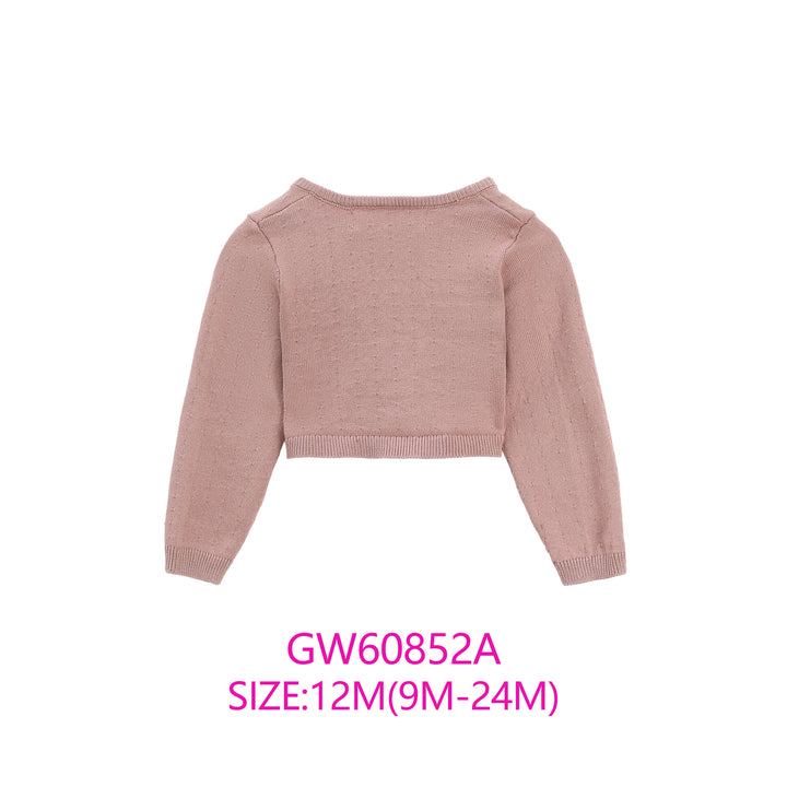 GW60852A-BABY KNIT CARDIGAN